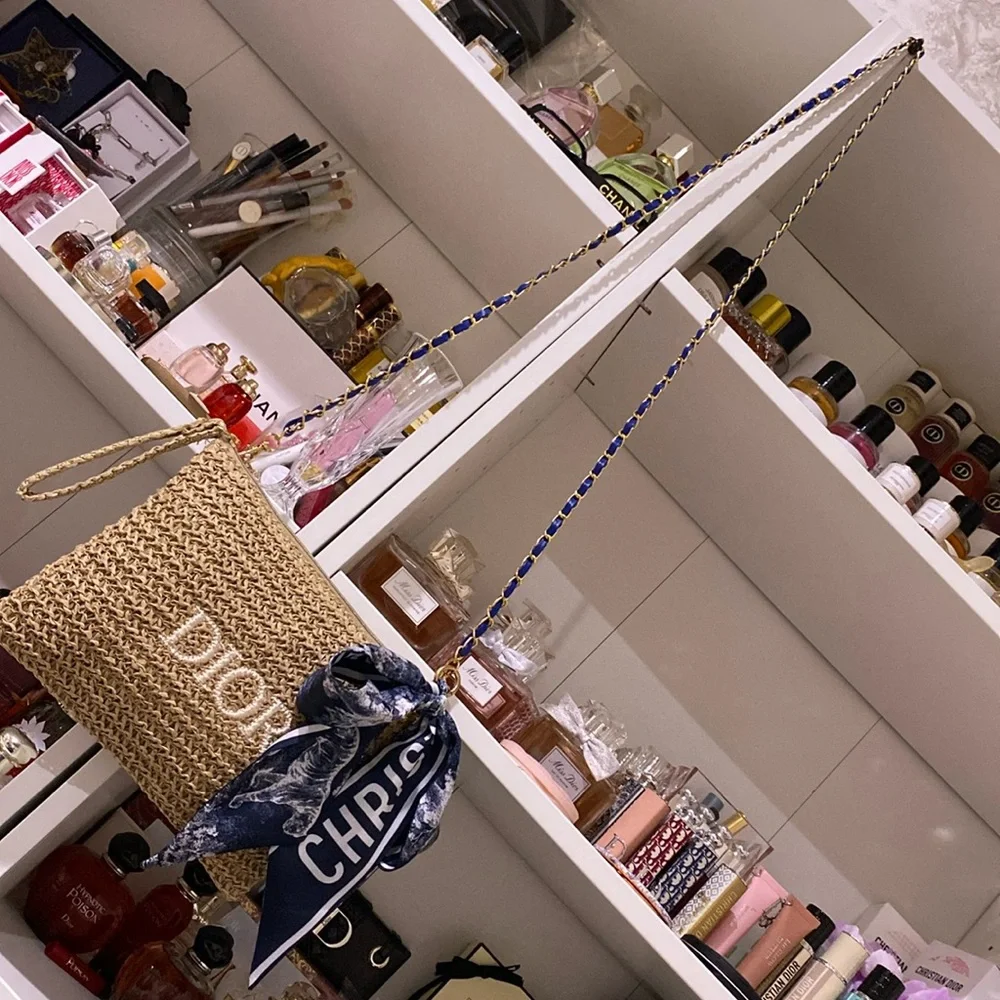 Dior Raffia Pouch - Picture 12 of 13